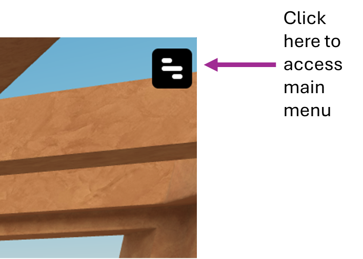 An image showing the menu button